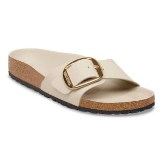 Madrid Big Buckle Cuir naturel verni