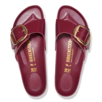 Madrid Big Buckle Cuir naturel verni