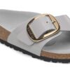 Madrid Big Buckle Cuir naturel verni