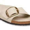 Madrid Big Buckle Cuir naturel verni