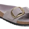 Madrid Big Buckle Cuir naturel verni