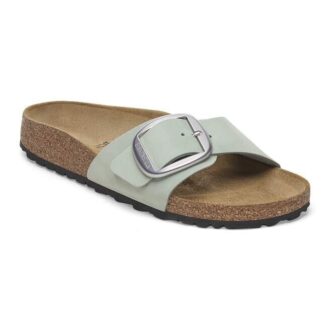 Madrid Big Buckle Cuir nubuck Pure Sage