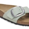 Madrid Big Buckle Cuir nubuck Pure Sage