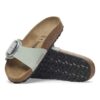 Madrid Big Buckle Cuir nubuck Pure Sage