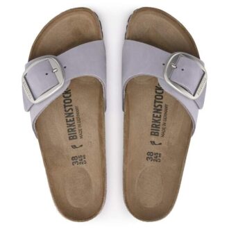 Madrid Big Buckle Cuir nubuck Purple Fog