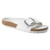 Madrid Big Buckle en cuir naturel