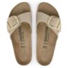 Madrid Big Buckle en cuir nubuck naturel