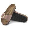 Madrid Big Buckle en cuir nubuck naturel