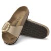Madrid Big Buckle en cuir nubuck naturel