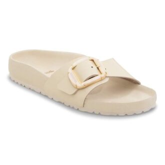 Madrid Big Buckle Pearl Cuir naturel verni