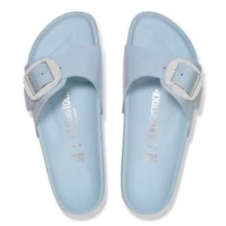 Madrid Big Buckle Pearl Cuir naturel verni