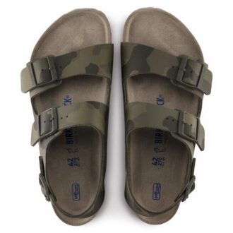 Milano Soft Footbed Birko-Flor Desert Soil Camo Green