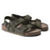 Milano Soft Footbed Birko-Flor Desert Soil Camo Green