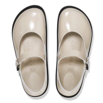 Semelle Mantova en cuir naturel verni