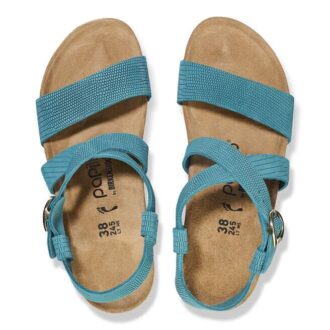 Sibyl à boucle annulaire en cuir nubuck gaufré