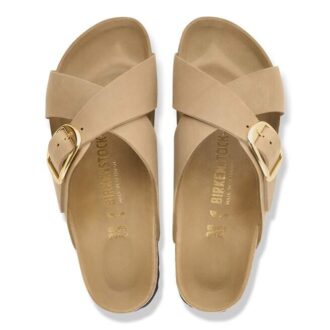 Siena avec Big Buckle en cuir naturel huilé