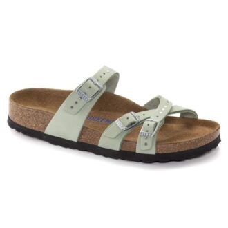Soft Footbed FrancaN Cuir nubuck Matcha