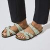 Soft Footbed FrancaN Cuir nubuck Matcha