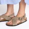 Soft Footbed Tulum en cuir nubuck