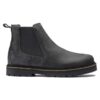 Stalon en cuir nubuck graphite