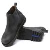 Stalon en cuir nubuck graphite